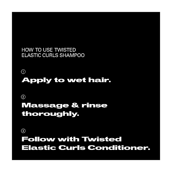 Sampon hidratant pentru par cret si ondulat cu efect anti-frizz Twisted Elastic Curls