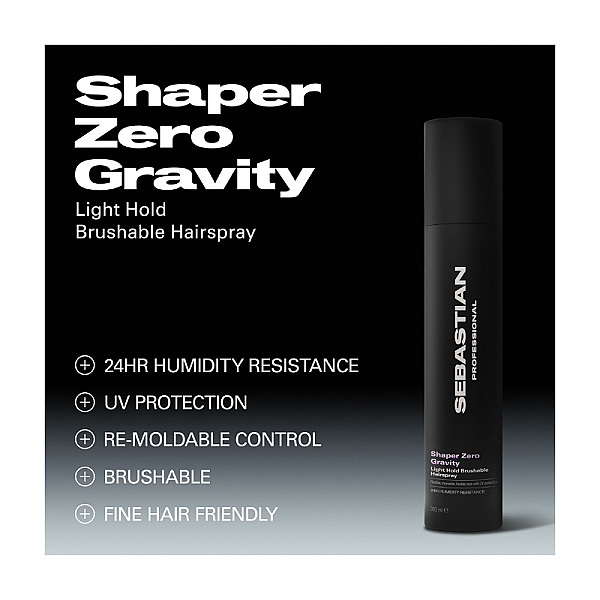 Fixativ cu fixare usoara Zero Gravity Shaper Light Hold pentru par fin