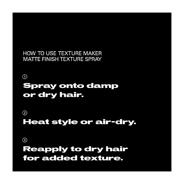 Spray de par pentru textura si efect mat Texture Maker