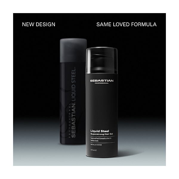 Gel de par pentru fixare puternica cu efect metalic Liquid Steel Superstrong