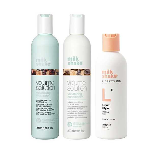 Pachet pentru volum volume solution - sampon 300ml, balsam 300ml, gel lichid 200 ml