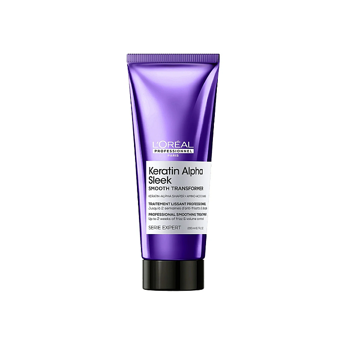 Crema-tratament profesionala pentru par matasos Serie Expert Keratin Alpha Sleek 