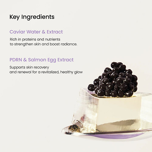 Masca cu PDRN si extract de caviar Rejuvenating Caviar PDRN Real Deep Mask
