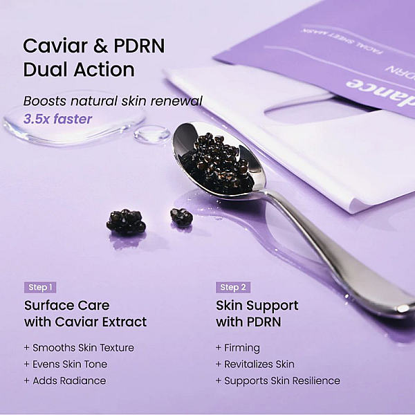 Masca cu PDRN si extract de caviar Rejuvenating Caviar PDRN Real Deep Mask
