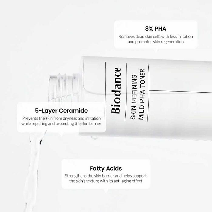 Toner facial exfoliant cu PHA Skin Refining Mild PH