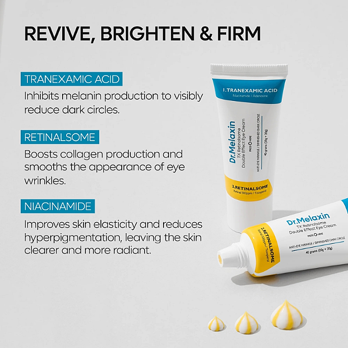 Crema anti-rid pentru ochi cu Retinal si TranEX-1