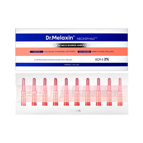 Fiole anti-rid cu efect de lifiting pentru gat cu ECM-5 si Liposome Peptide