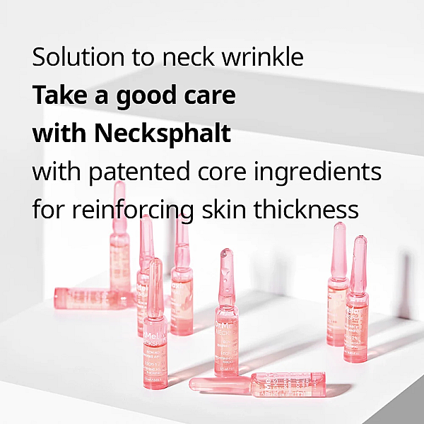 Fiole anti-rid cu efect de lifiting pentru gat cu ECM-5 si Liposome Peptide