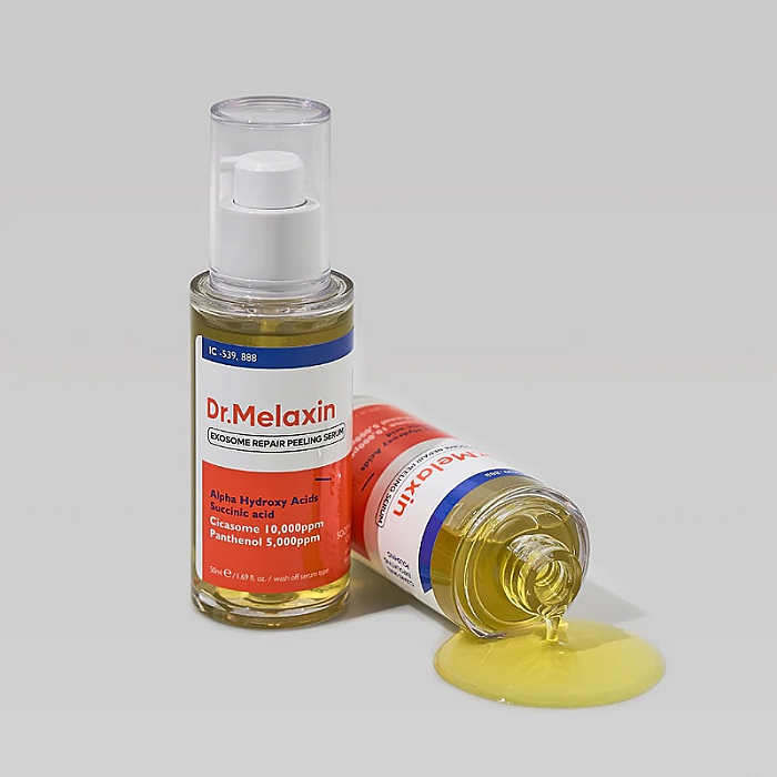 Serum exfoliant cu Exosomi si CICA pentru ten acneic