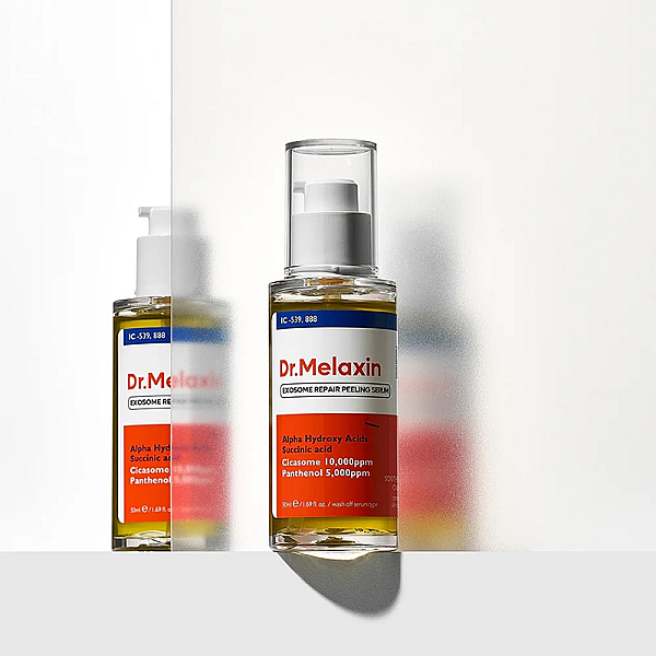 Serum exfoliant cu Exosomi si CICA pentru ten acneic