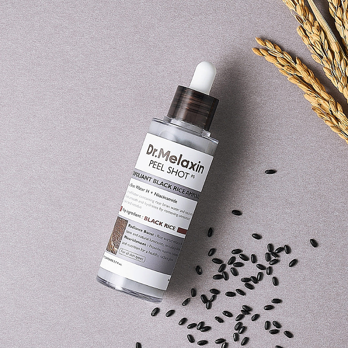 Serum exfoliant cu orez negru pentru ingrijirea porilor Peel Shot