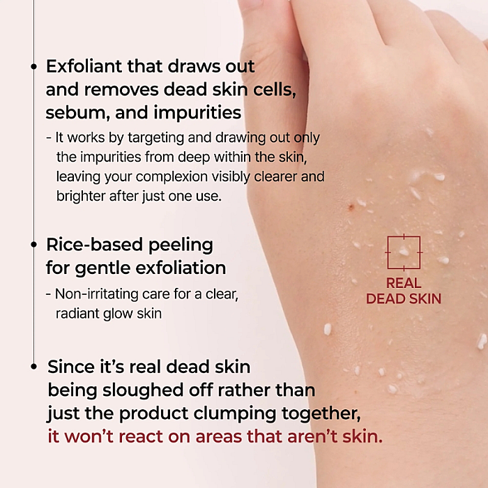 Serum exfoliant cu orez negru pentru ingrijirea porilor Peel Shot