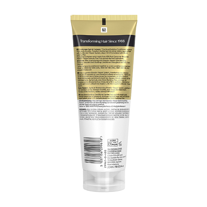 Balsam pentru par blond degradat Blonde + Repair Bond Building