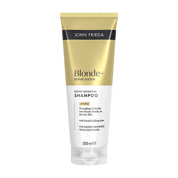 Sampon pentru par blond degradat Blonde + Repair Bond Building