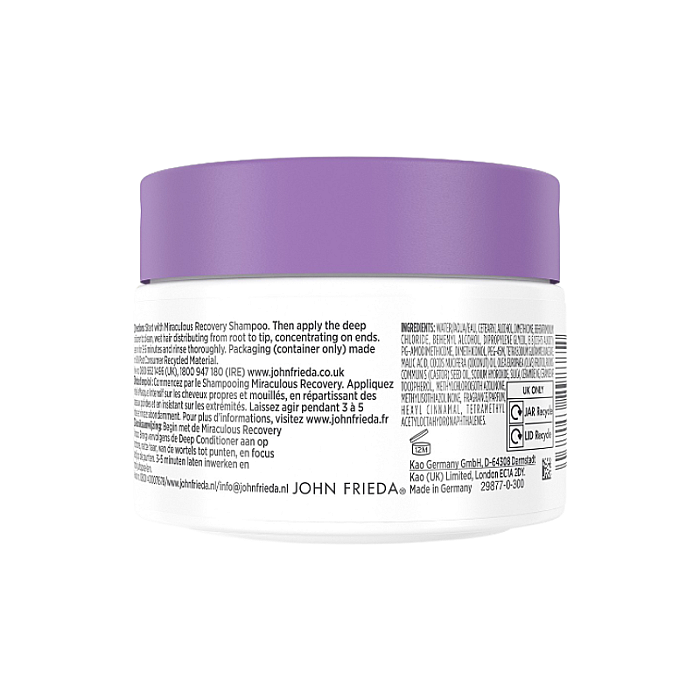 Balsam intensiv reparator anti-frizz Frizz Ease Miraculous Recovery