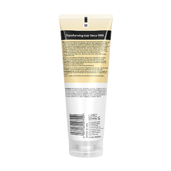 Balsam pentru stralucirea parului blond Sheer Blonde