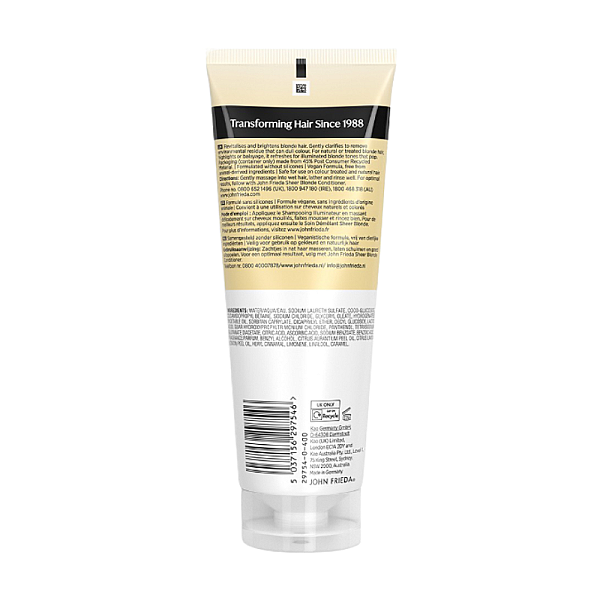 Sampon pentru stralucirea parului blond Sheer Blonde