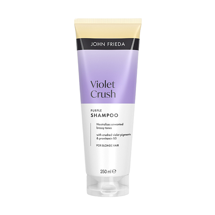 Sampon violet pentru neutralizarea tonurilor galbene pentru par blond Violet Crush