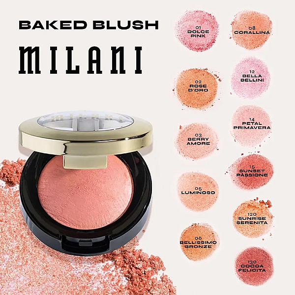Fard de obraz cu efect luminos Baked Blush
