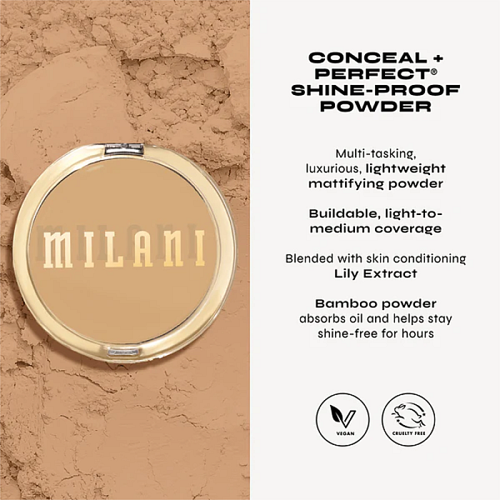 Pudra compacta anti-sebum Conceal + Perfect