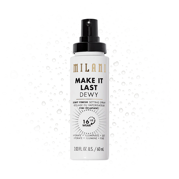 Spray de fixare cu efect luminos Make It Last Dewy Finish