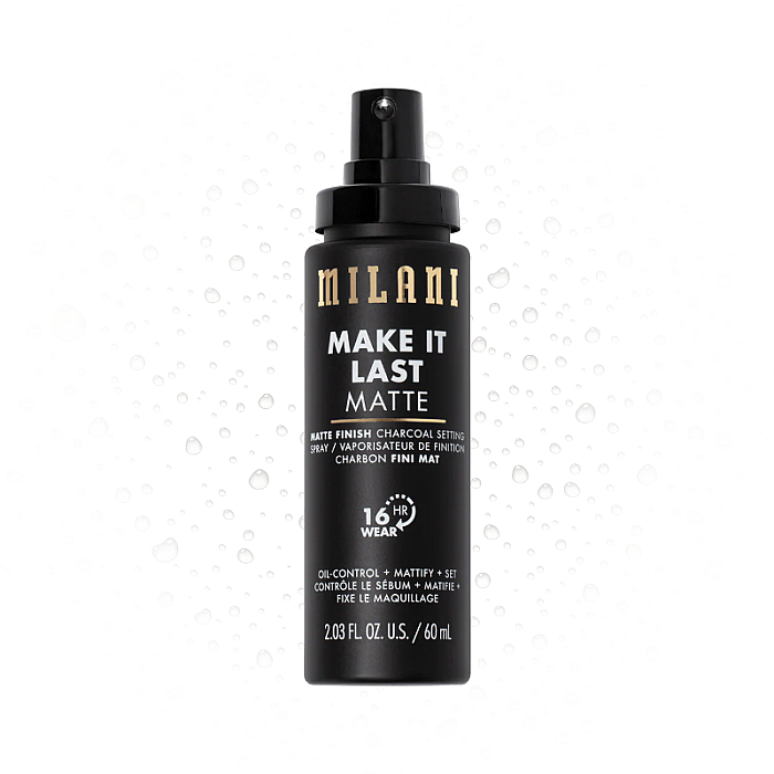 Spray de fixare cu efect mat Make It Last Matte Charcoal