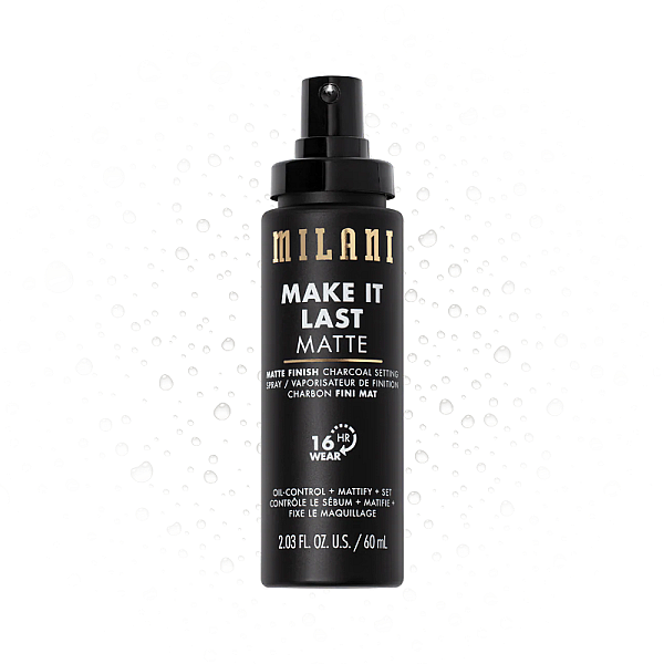 Spray de fixare cu efect mat Make It Last Matte Charcoal