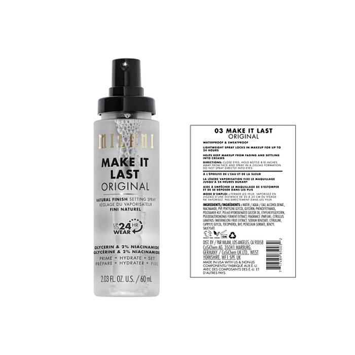 Spray de fixare cu efect natural Make It Last Original
