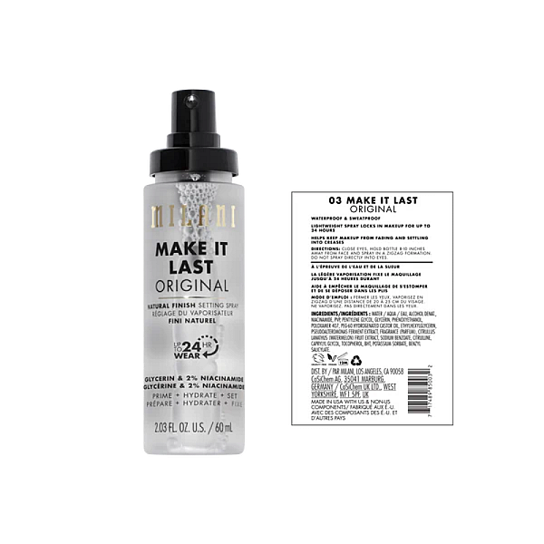 Spray de fixare cu efect natural Make It Last Original