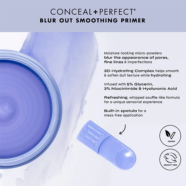 Baza de machiaj matifianta Conceal + Perfect Blur Out Smoothing Primer