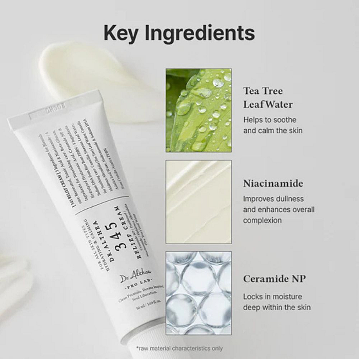 Crema faciala cu efect calmant 345 Relief Cream