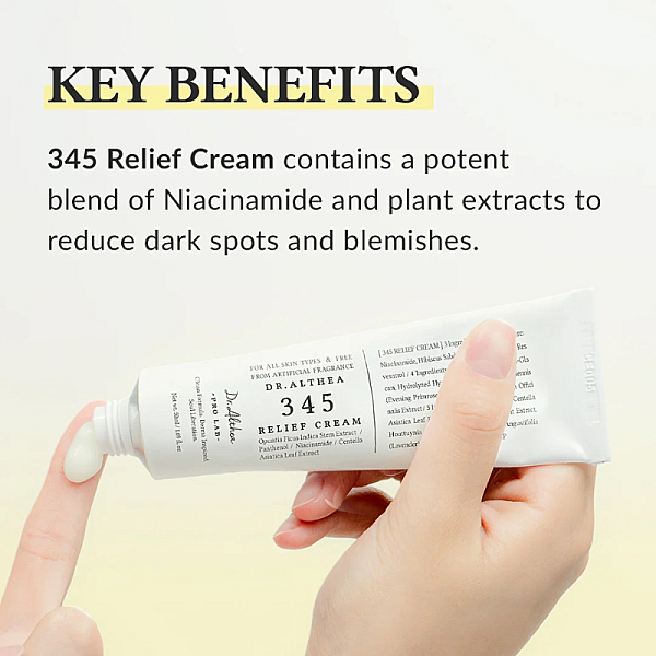 Crema faciala cu efect calmant 345 Relief Cream