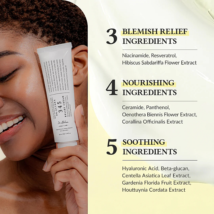 Crema faciala cu efect calmant 345 Relief Cream