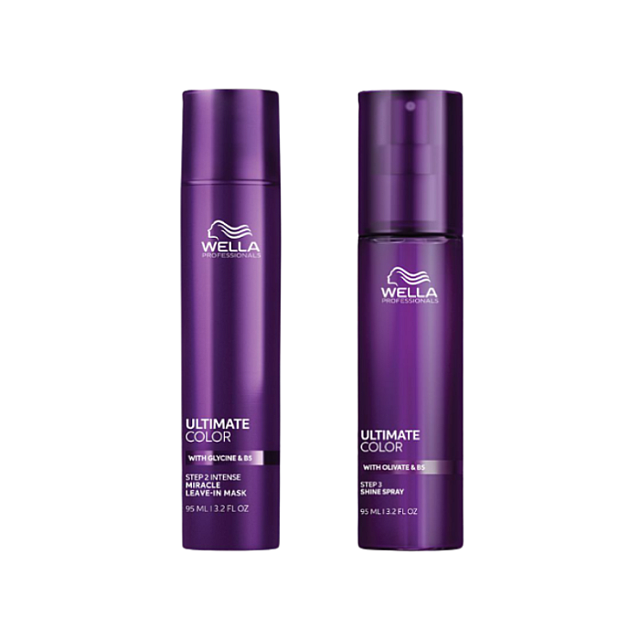 Pachet hidratare pentru par vopsit Ultimate Color - Leave-in 95ml, Spray 95ml