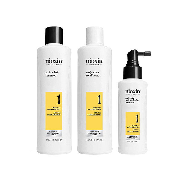 Set travel kit anti-cadere sys1 - sampon 150 ml, balsam 150 ml, tratament 50 ml