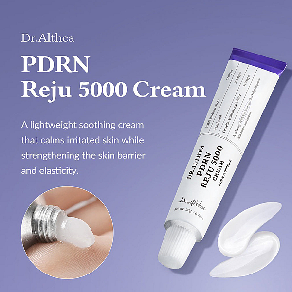 Crema de fata hidratanta cu pantenol si acid hialuronic PDRN REJU 5000