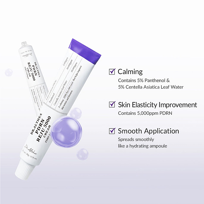 Crema de fata hidratanta cu pantenol si acid hialuronic PDRN REJU 5000
