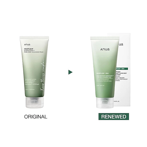 Spuma de curatare Heartleaf Quercetinol Pore Deep Foam Cleanser