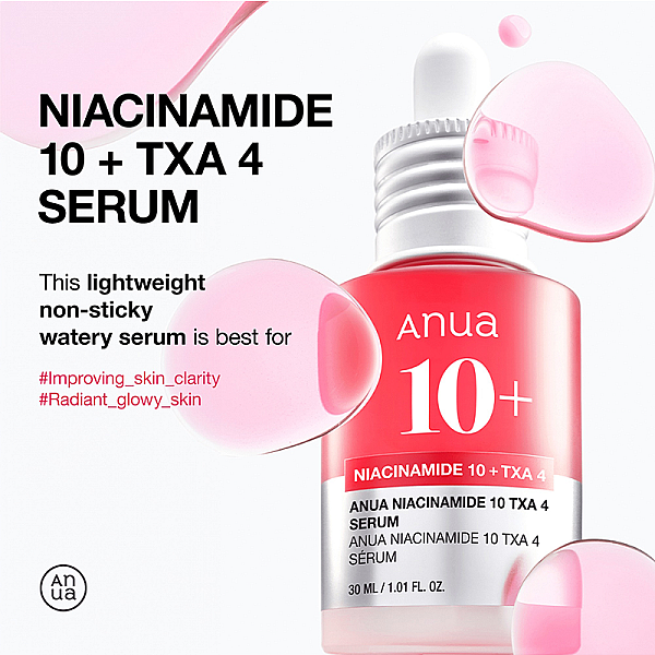 Ser de fata corector pentru pete pigmentare Niacinamide 10% + TXA 4%
