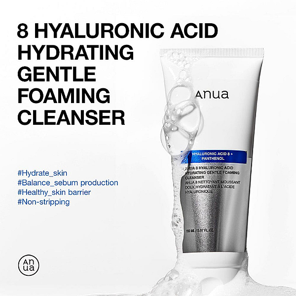 Spuma de curatare hidratanta 8 Hyaluronic Acid Gentle Foaming Cleanser