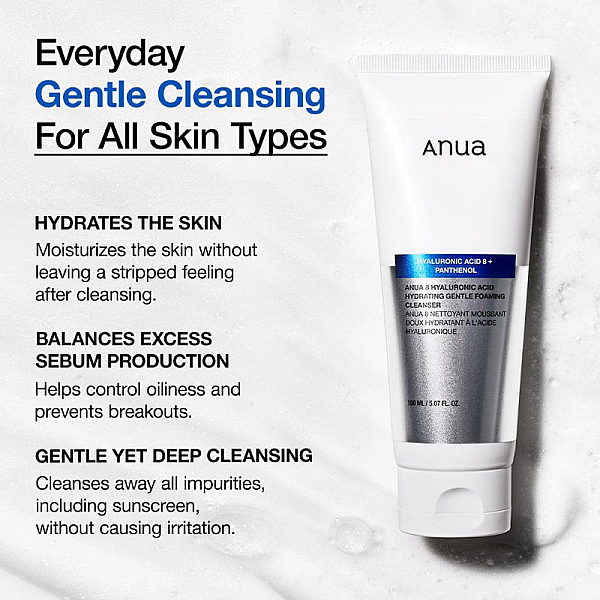 Spuma de curatare hidratanta 8 Hyaluronic Acid Gentle Foaming Cleanser