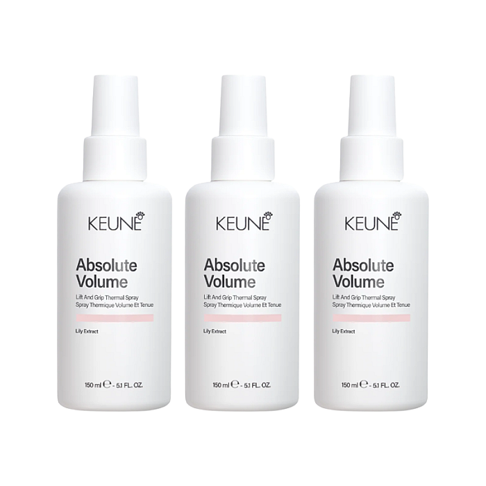 Pachet styling 3 x spray pentru protectie termica care absolute volume thermal protect 150ml