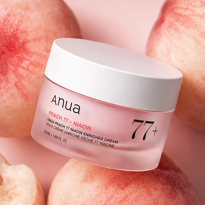 Crema de fata hranitoare cu niacinamide si pantenol Peach 77+ Niacin Enriched Cream