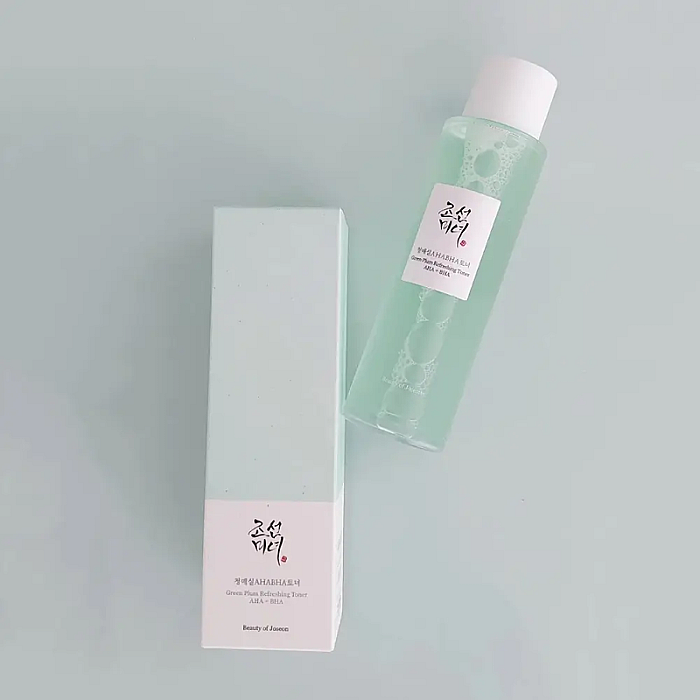 Toner cu apa de prune verzi AHA + BHA Green Plum