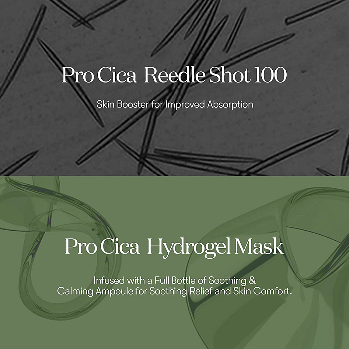 Masca hidrogel calmanta cu Centella Asiatica si acid hialuronic Pro Cica Reedle Shot 100 2 Step