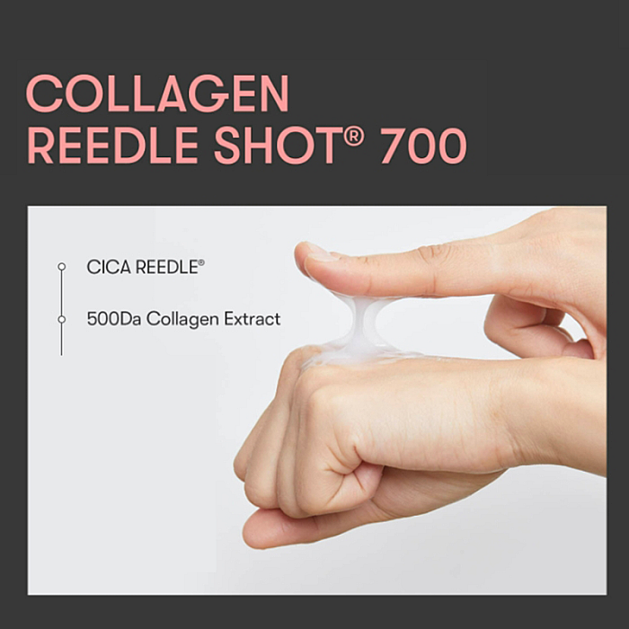 Masca hidratanta cu colagen si acid hialuronic Collagen Reedle Shot 700 2 Step