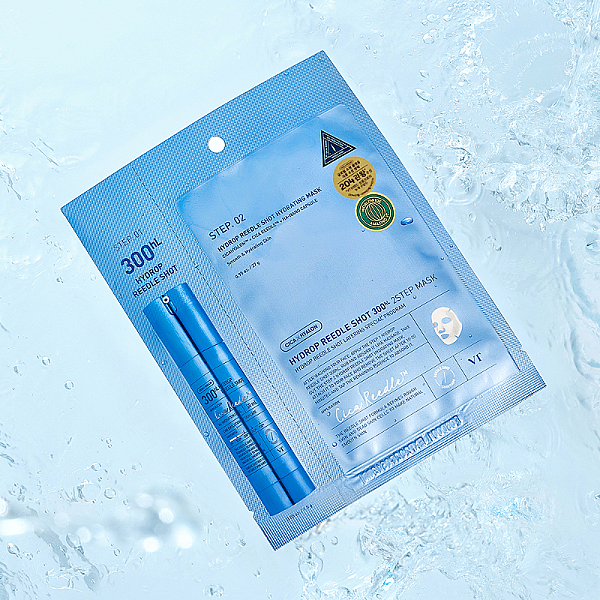 Masca intens hidratanta cu Centella Asiatica si acid hialuronic Hydrop Reedle Shot 300hL 2 Step