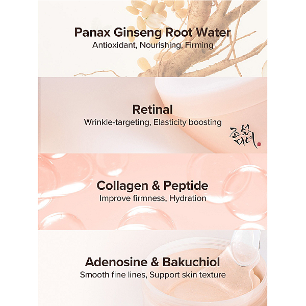 Plasturi hidrogel pentru ochi cu ginseng + retinal Revive Under Eye Patch