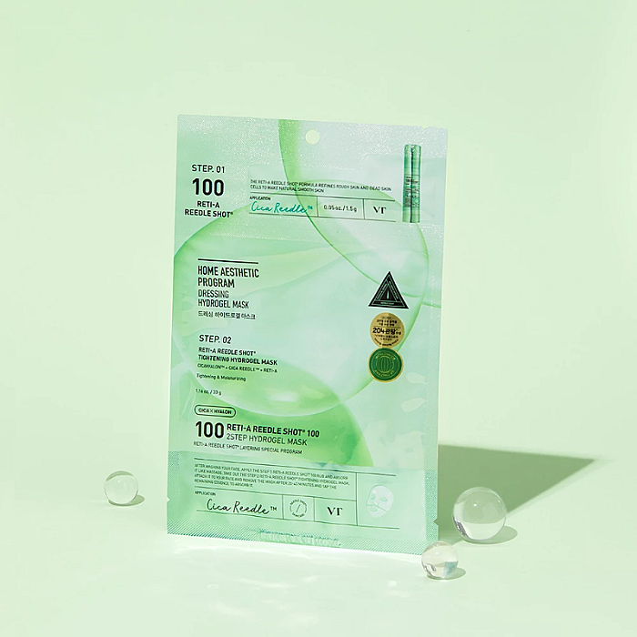 Masca hidrogel pentru minimizarea porilor cu retinol si niacinamide Reti-A Reedle Shot 100 2 Step