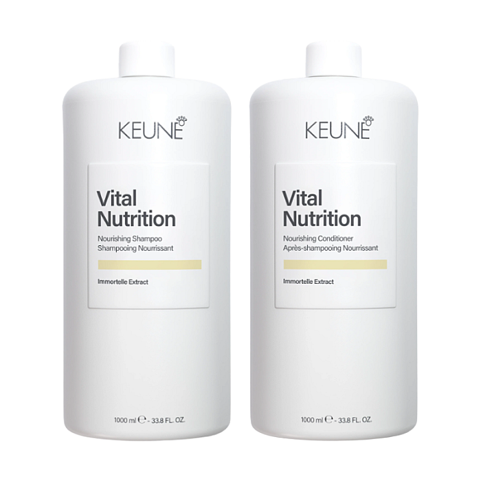 Pachet par uscat care vital nutrition - sampon 1000ml , balsam 1000ml